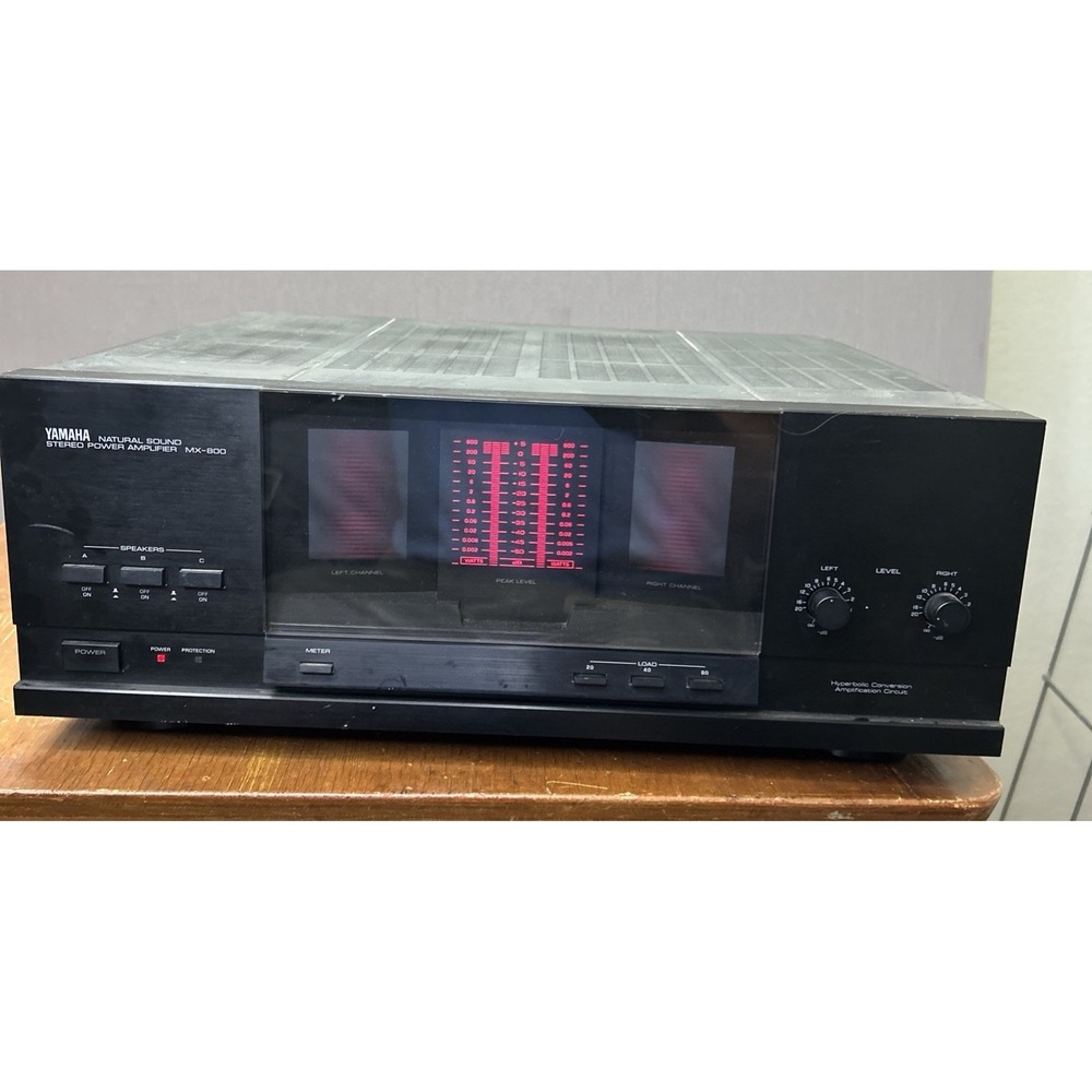 Yamaha MX-800 Natural Sound Stereo Power Amplifier Black MX-800U Japan